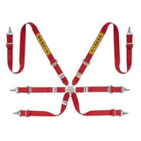 Sabelt 6 punkt sele 2"/2"/2". Selejustering i aluminium. Pull-Up model. FIA8853-2016 godkendt. 3 farve muligheder