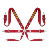 Sabelt 6 punkt sele 3"/3"/2". Selejustering i aluminium. Pull-Up model. FIA8853-2016 godkendt. 3 farve muligheder