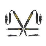 Sabelt 6 punkt sele 3"/2"/2". Selejustering i stål. Pull-Down model. FIA8853-2016 godkendt. 3 farve muligheder