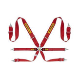 Sabelt 6 punkt sele 3"/2"/2". Selejustering i stål. Pull-Down model. FIA8853-2016 godkendt. 3 farve muligheder