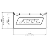 ATL kasse til Saver 30 liters benzintank. Aluminium