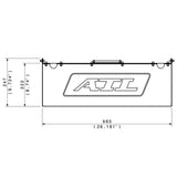 ATL kasse til Saver 80 liters benzintank. Aluminium