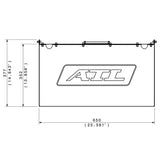 ATL kasse til Saver 80 liters benzintank. Aluminium