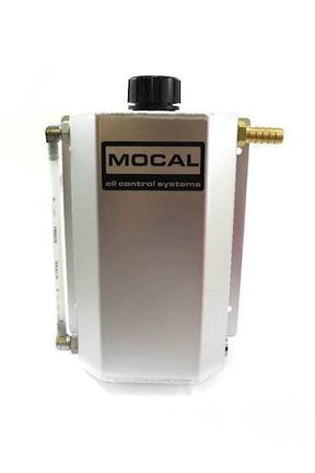 Mocal olieopsamlingsbeholder 3 liter. Børstet aluminium