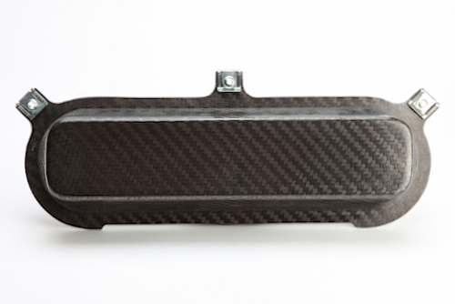 ITG bagplade til megaflow JC50 filtre. Carbon plade med 30mm fordybning. Uden huller