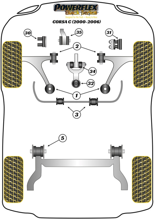 Corsa C (2000-2006) - Race diagram