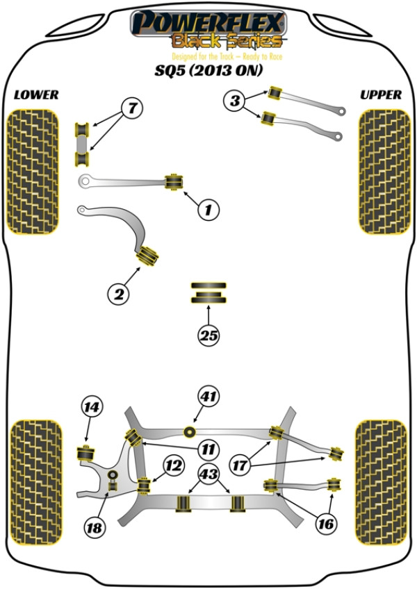 SQ5 (2013 - 2017) - Race diagram