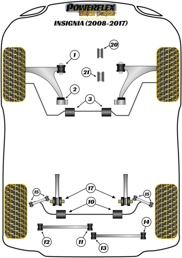 Insignia 2WD (2008-2017) - Race diagram