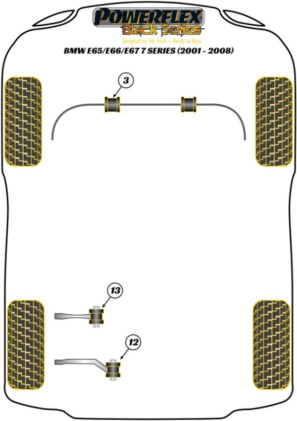 E65/E66/E67 (2001 - 2008) - Race diagram