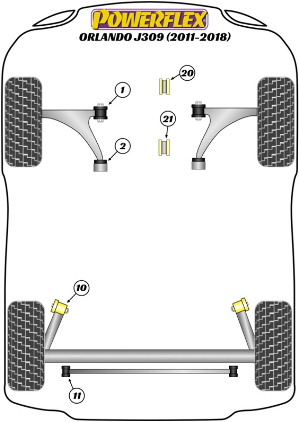 Orlando J309 (2011- 2018) - Performance diagram