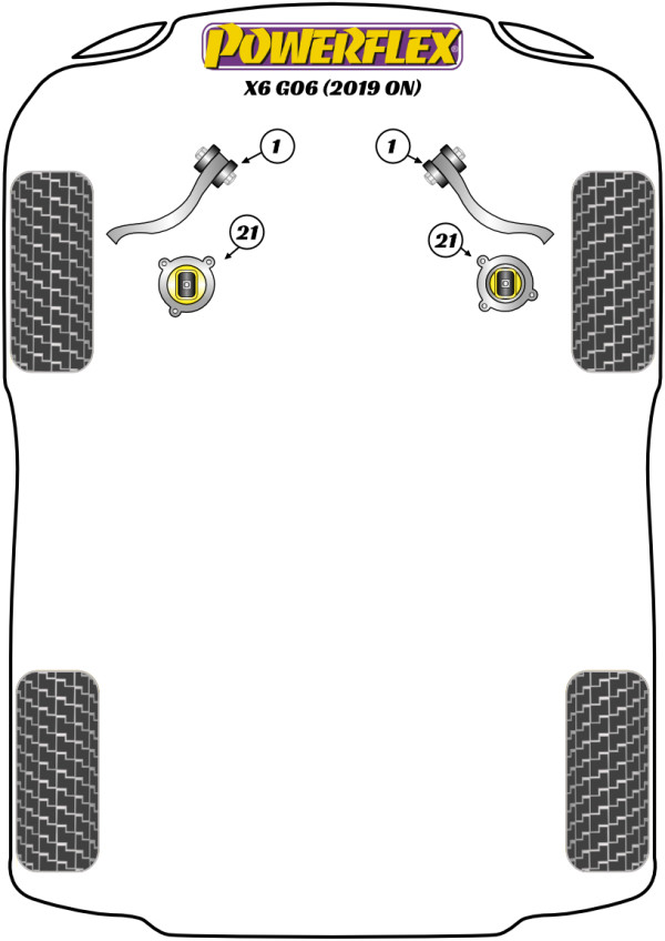 X6 G06 (2019 on) - Performance diagram