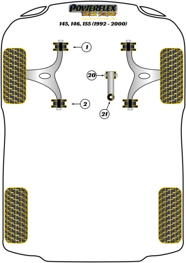 145, 146, 155 (1992-2000) - Race diagram