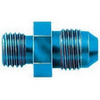 Adapter til fitting. -6JIC til M12x1.5 (han-han). Aluminium, blå anodiceret