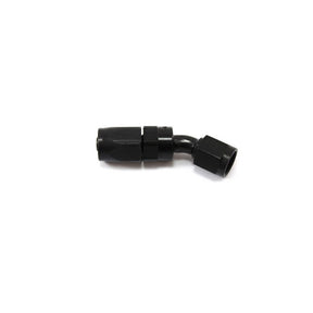 Aeroquip -12JIC 30gr. fitting (hun) til FC333/G210/Startlite slange. Aluminium, sort anodiceret