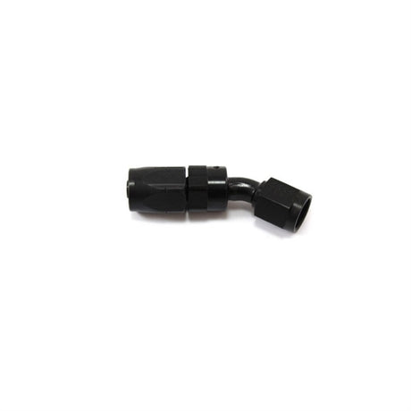 Aeroquip -12JIC 30gr. fitting (hun) til FC333/G210/Startlite slange. Aluminium, sort anodiceret