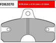 Ferodo Kart bremseklods FDB2070KA