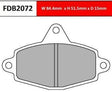 Ferodo Kart bremseklods FDB2072KA