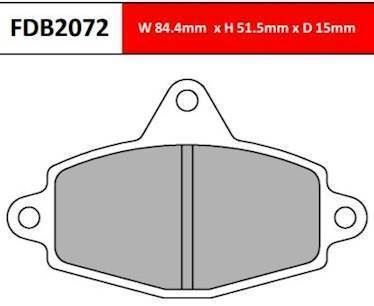 Ferodo Kart bremseklods FDB2072KA