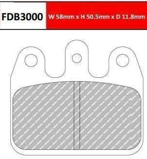 Ferodo Kart bremseklods FDB3000KA