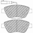 Ferodo DS performance bremseklods FDS1466