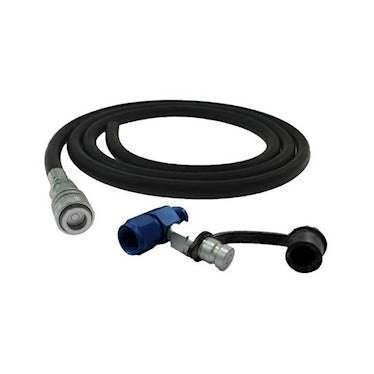 Benzinprøve kit til montering på bil med FIA-godkendt kobling. Tilslutning -6JIC (han-hun) fittings.