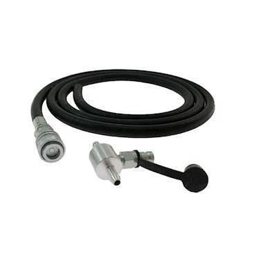 Benzinprøve kit til montering på bil med FIA-godkendt kobling. Tilslutning 8mm studse til spændebånd