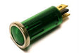 Lille lampe til f.eks. advarselslys/ladelampe. 12V/2W. Grøn