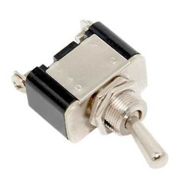 Fjederbelastet ON kontakt. 30 amp kontinuerlig