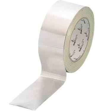 Alufolie tape. 50 mm bred x 50 meter