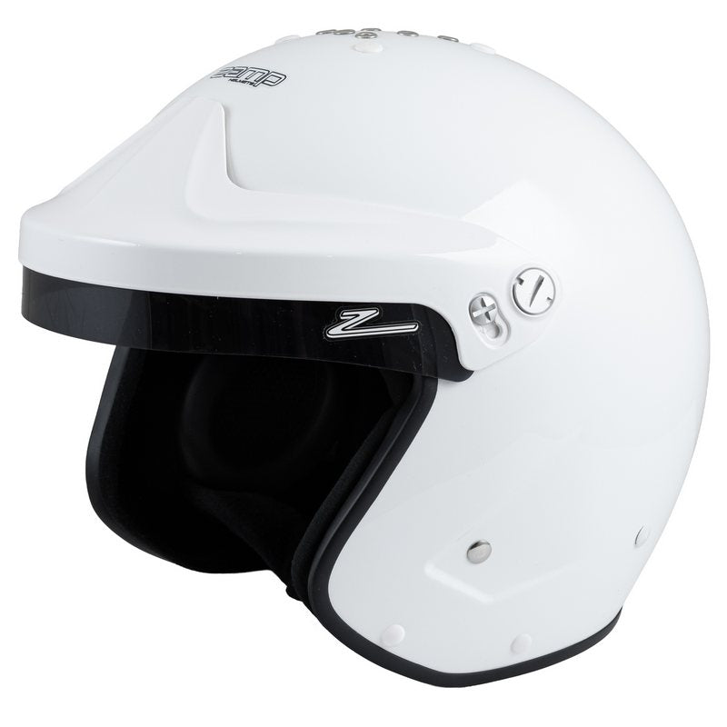 Zamp hjelm model RZ-19F. Hvid eller Mat sort. Str. XS-XXXL. FIA 8859-2024 godkendt.