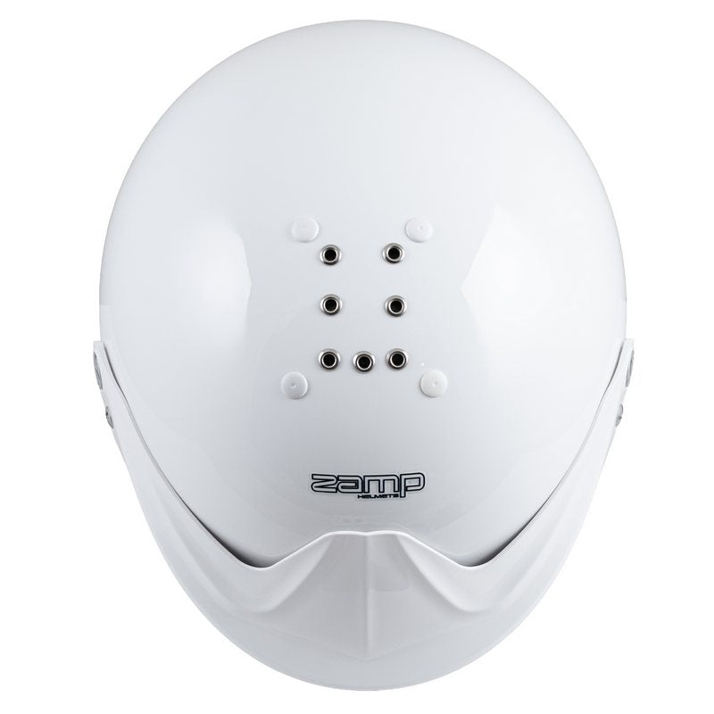 Zamp hjelm model RZ-19F. Hvid eller Mat sort. Str. XS-XXXL. FIA 8859-2024 godkendt.