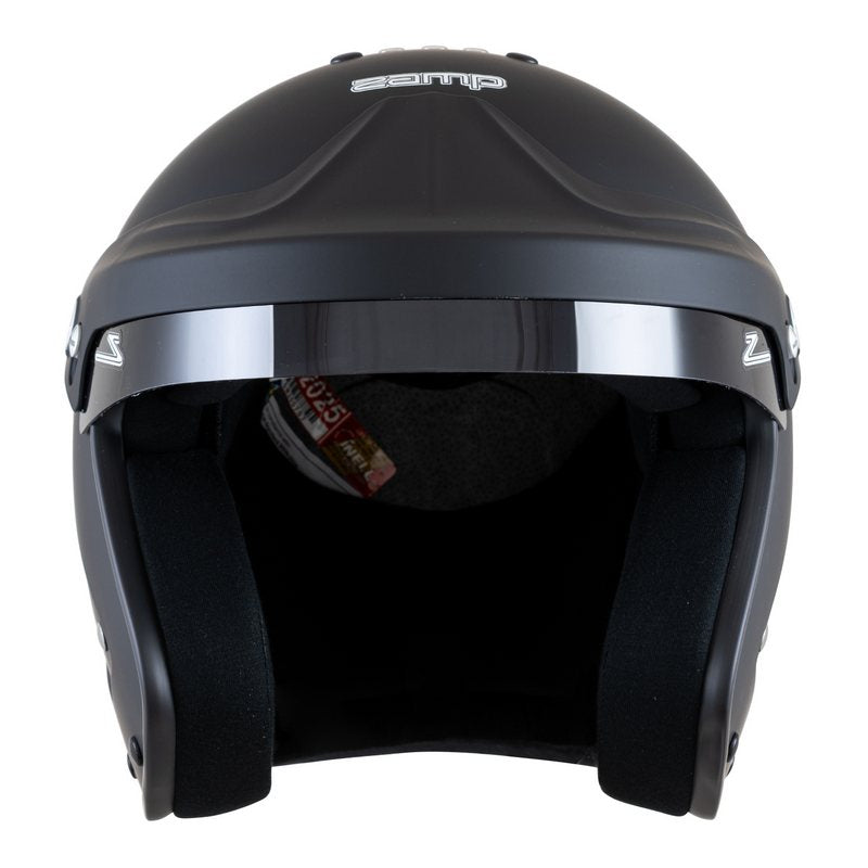 Zamp hjelm model RZ-19F. Hvid eller Mat sort. Str. XS-XXXL. FIA 8859-2024 godkendt.