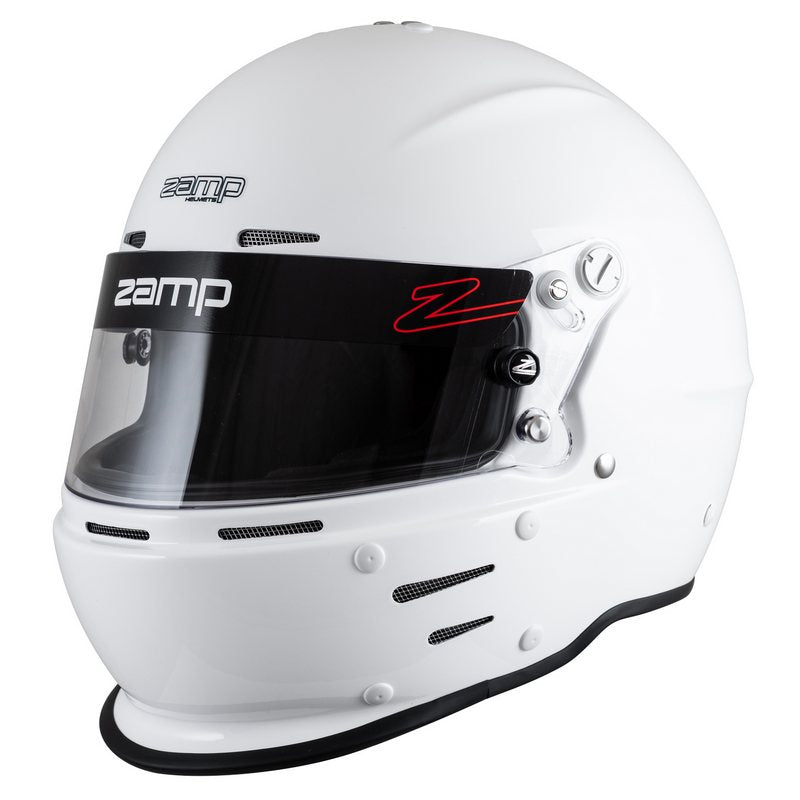Zamp hjelm model RZ-63F. Hvid eller mat sort. Str. XS-XXL. FIA 8859-2024 godkendt.