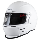 Zamp hjelm model RZ-63F. Hvid eller mat sort. Str. XS-XXL. FIA 8859-2024 godkendt.