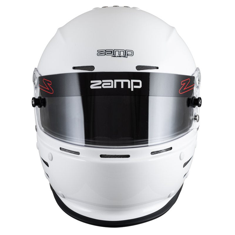 Zamp hjelm model RZ-63F. Hvid eller mat sort. Str. XS-XXL. FIA 8859-2024 godkendt.