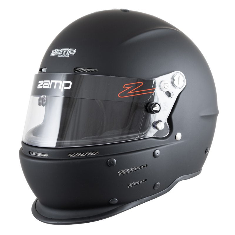 Zamp hjelm model RZ-63F. Hvid eller mat sort. Str. XS-XXL. FIA 8859-2024 godkendt.