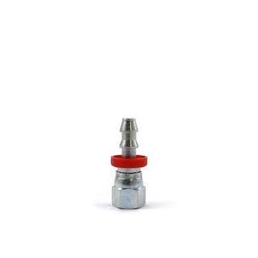 -4JIC lige bremsefitting (hun) til 7mm gummi fødeslange