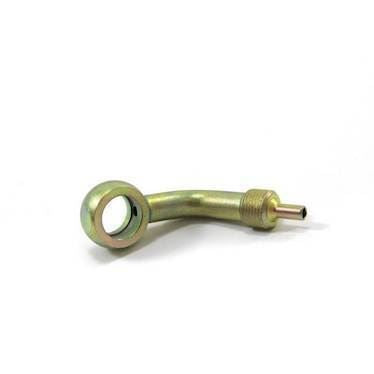 Banjo 70 gr. bremsefitting til 3/8 og M10 kort banjobolt til -3 slange. Stål