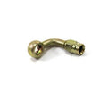 Banjo 90 gr. bremsefitting til 3/8 og M10 kort banjobolt til -3 slange. Stål