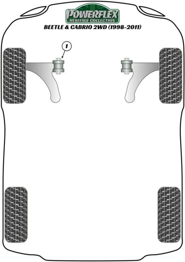 BEETLE & CABRIO 2WD (1998-2011) - Heritage diagram
