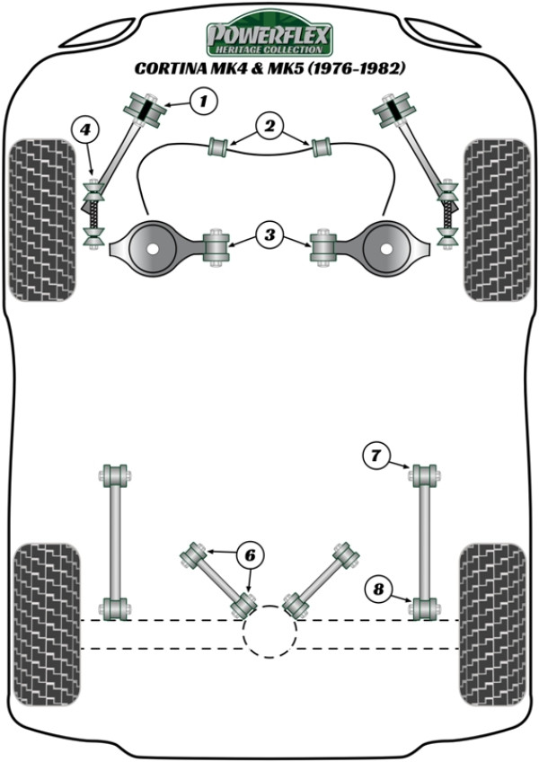 Cortina Mk4,5 (1976-1982) - Heritage diagram