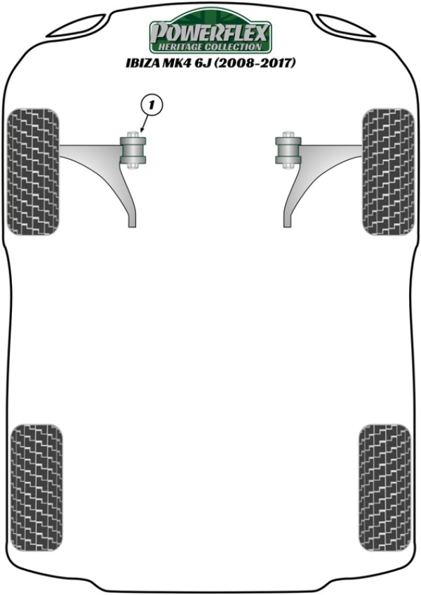 Ibiza MK4 6J (2008 - 2017) - Heritage diagram
