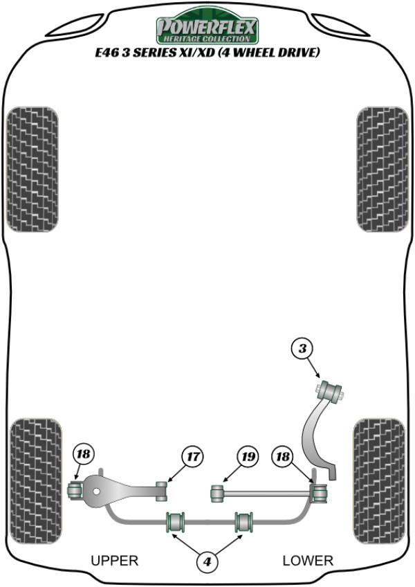 E46 XI/XD (4WD) - Heritage diagram