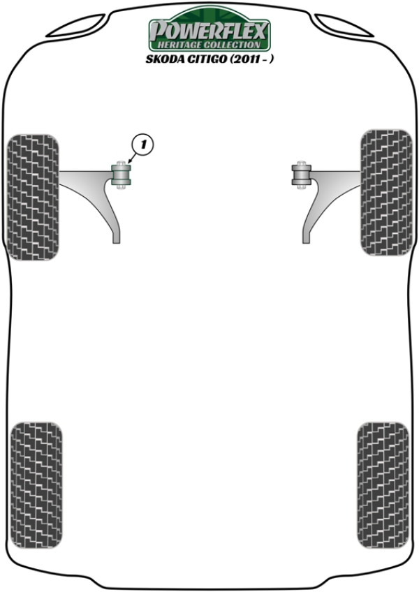 Citigo (2011 -) - Heritage diagram