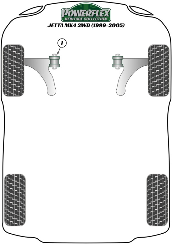 Jetta Mk4 A4 2wd (1999-2005) - Heritage diagram