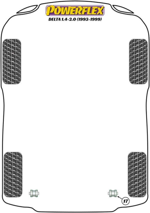 Delta 1.4-2.0 (1993-1999) - Heritage diagram