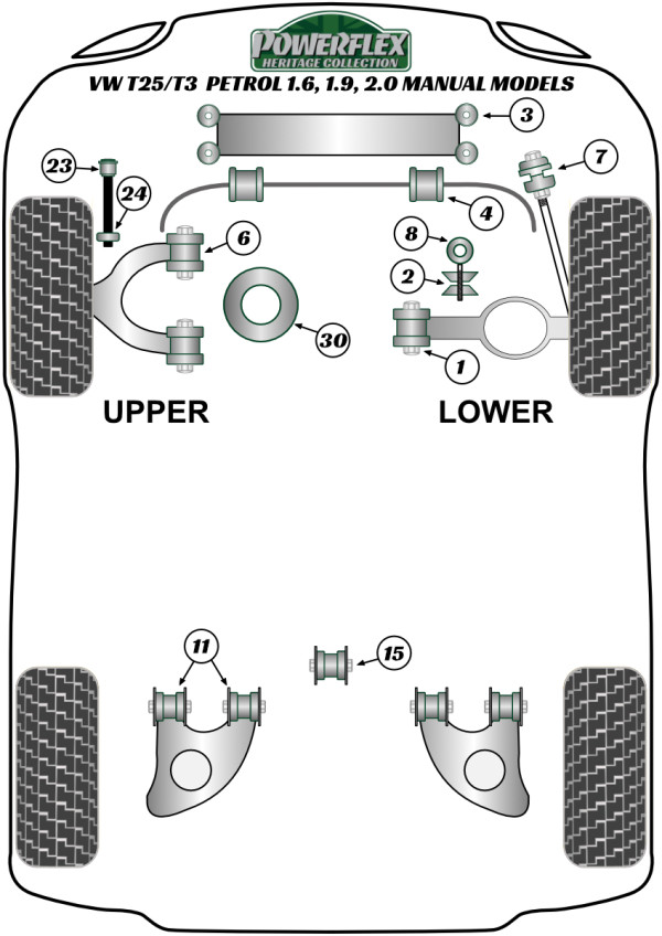 1.6, 1.9, 2.0 Manual Models - Heritage diagram