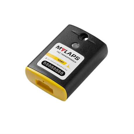 Mylaps TR2 transponder til kart inkl. 1 års abonnement. Genopladelig. Inkl. lader