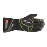 Alpinestars karting junior handsker model Tempest V2. Vandtæt vinter model. Sort. Str. M (6-6,5)