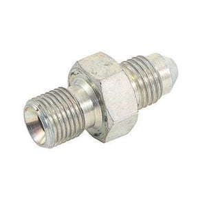 1/8 BSP til -3JIC (3/8 UNF) (han-han) adapter. Stål